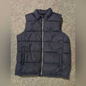 GAP Kids Dark Blue Puffer Water-Resistant Vest Boys size M